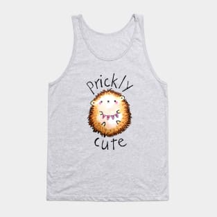 Prickly Cute Hedgehog Love Tank Top